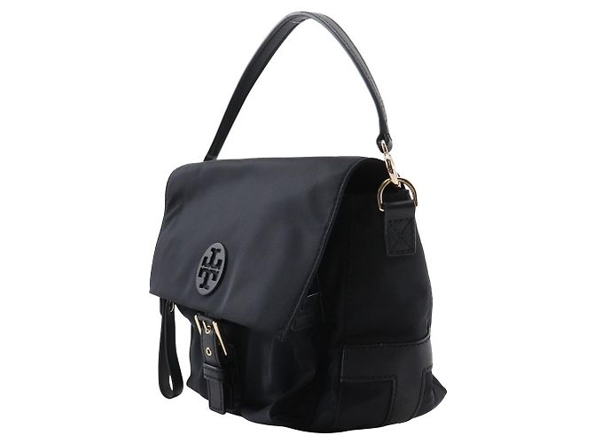 Borsa a tracolla in nylon Tilda di Tory Burch Nero - vista 2