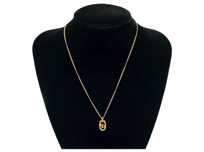 Conjunto de Collar y Pendientes Christian Dior Dorado - vista 2