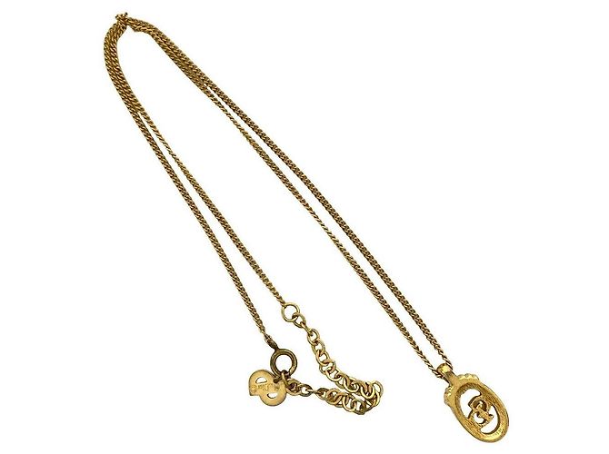Conjunto de Collar y Pendientes Christian Dior Dorado - vista 4