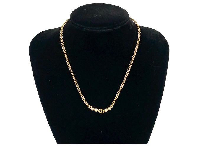 Collar Christian Dior Dorado - vista 2