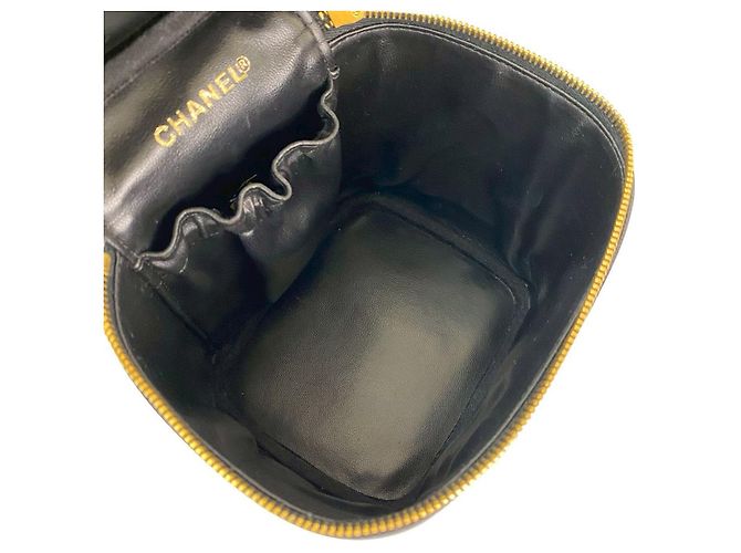 Borsa Chanel in pelle Caviar Nero - vista 10