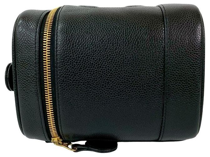 Borsa Chanel in pelle Caviar Nero - vista 6
