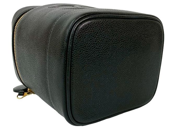 Borsa Chanel in pelle Caviar Nero - vista 8