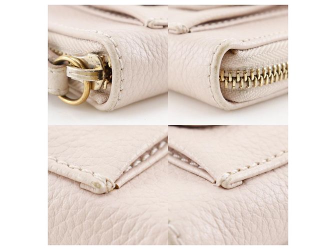 Chloé Paraty Leder-Langgeldbörse Pink - Ansicht 10