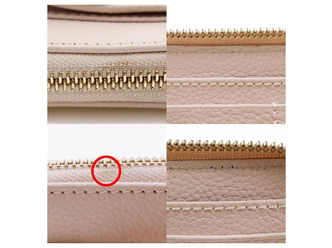 Chloé Paraty Leder-Langgeldbörse Pink - Ansicht 11