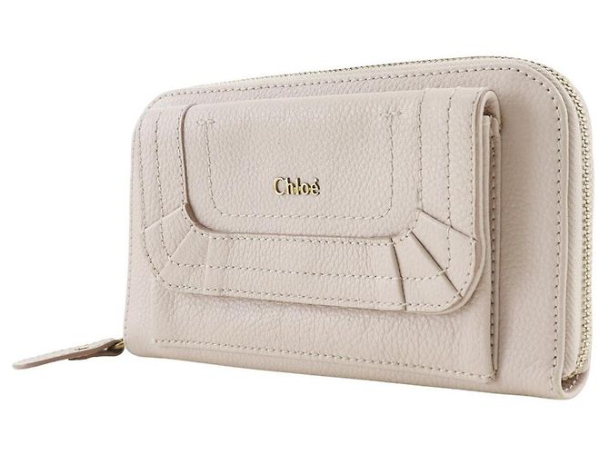 Chloé Paraty Leder-Langgeldbörse Pink - Ansicht 2
