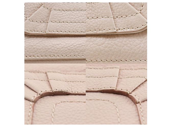 Chloé Paraty Leder-Langgeldbörse Pink - Ansicht 9