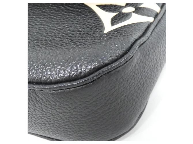 Multi Pochette Borsa a tracolla Louis Vuitton Bicolor Monogram Empreinte Nero Beige - vista 3