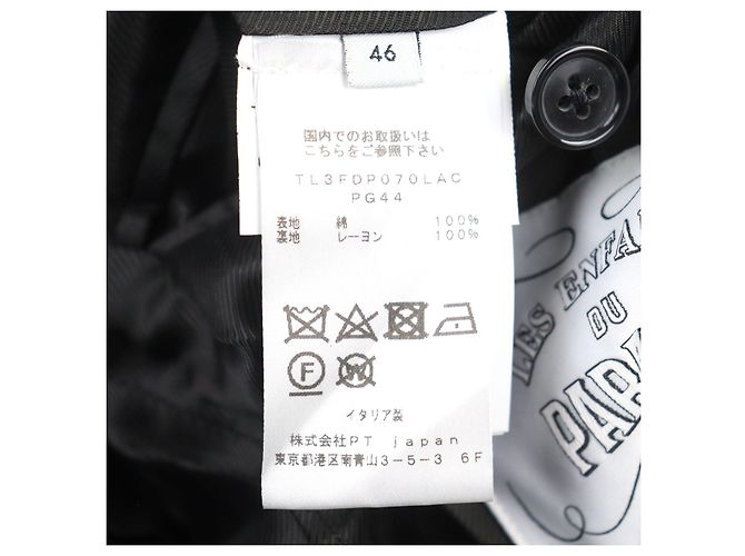 Autre Marque Chaqueta de terciopelo de doble botonadura PT TORINO Negro - vista 10