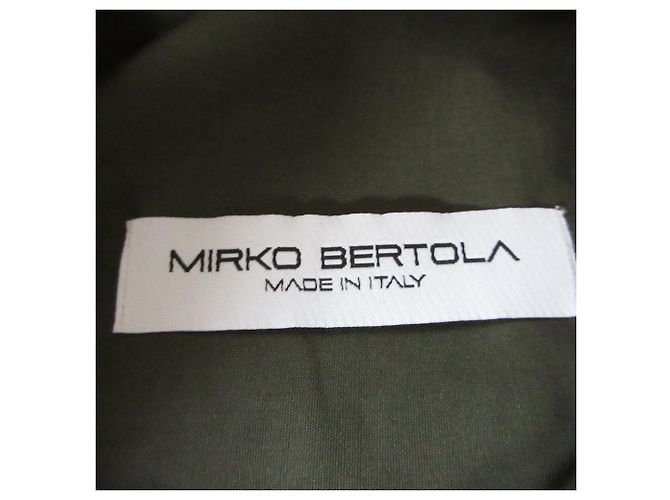 Autre Marque MIRKO BERTOLA Langarmbluse Grün Khaki - Ansicht 4