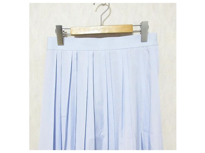 Autre Marque Falda larga plisada ESTNATION Azul Azul claro - vista 3