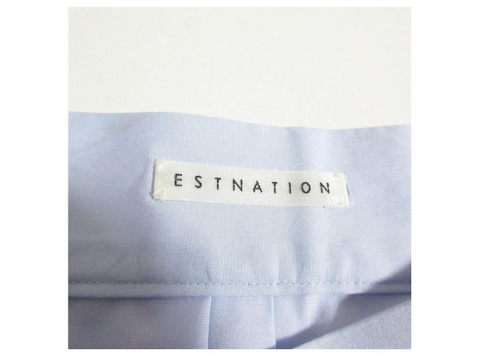 Autre Marque Falda larga plisada ESTNATION Azul Azul claro - vista 5