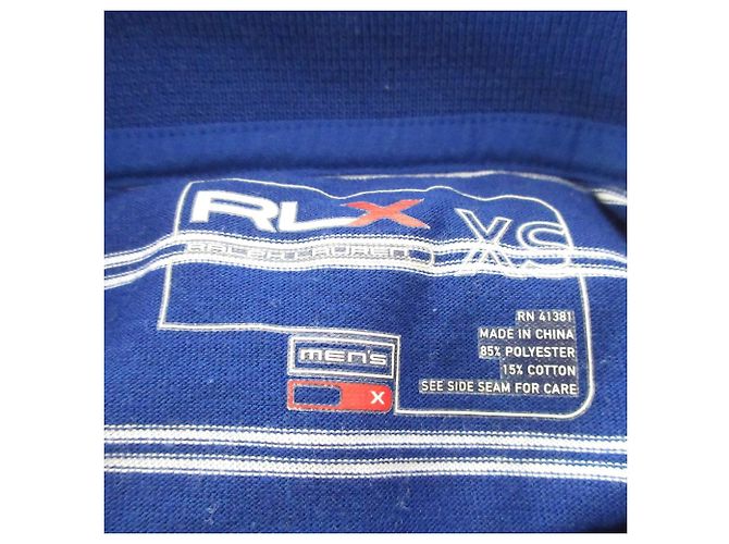 Polo de algodón a rayas RLX Ralph Lauren Azul - vista 7