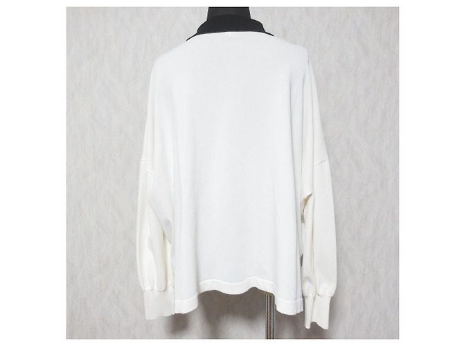 Autre Marque Collier Dignite Knitwear Blanco - vista 2