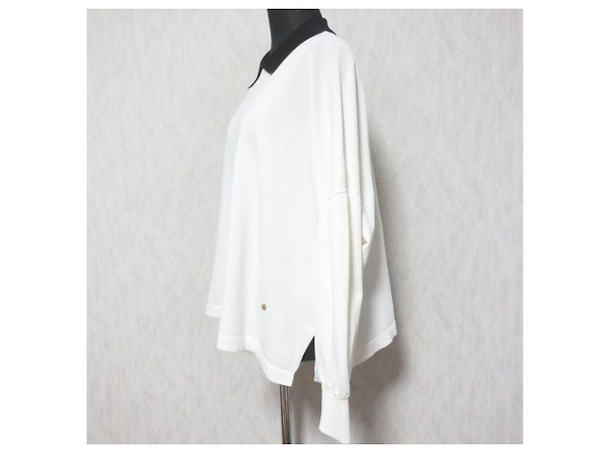 Autre Marque Collier Dignite Knitwear Blanco - vista 3