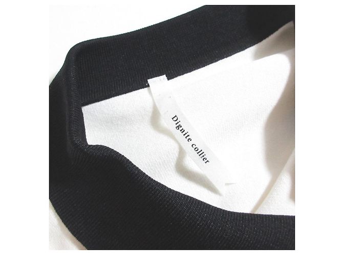 Autre Marque Collier Dignite Knitwear Blanco - vista 6