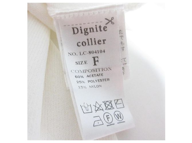 Autre Marque Collier Dignite Knitwear Blanco - vista 7