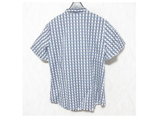 Autre Marque Blusa con lazo de algodón con estampado geométrico NARACAMICIE Azul Azul marino - vista 2