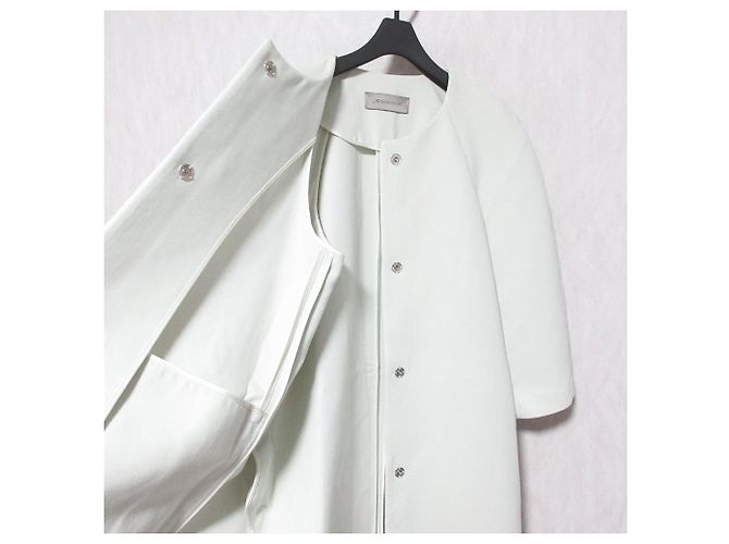 Autre Marque El abrigo de lana SECRETCLOSET Verde - vista 7