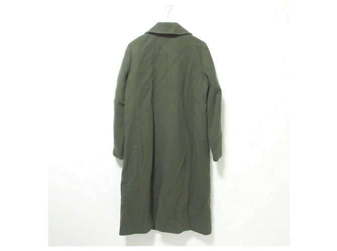 Autre Marque Abrigo de lana de oveja Lautreamont England Verde Caqui - vista 2