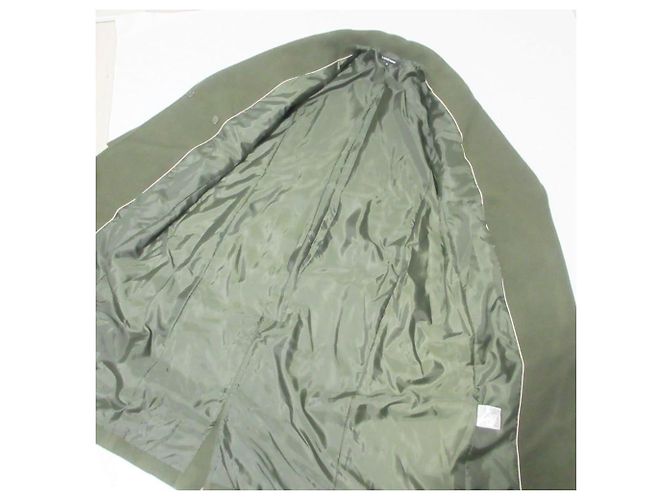 Autre Marque Abrigo de lana de oveja Lautreamont England Verde Caqui - vista 6