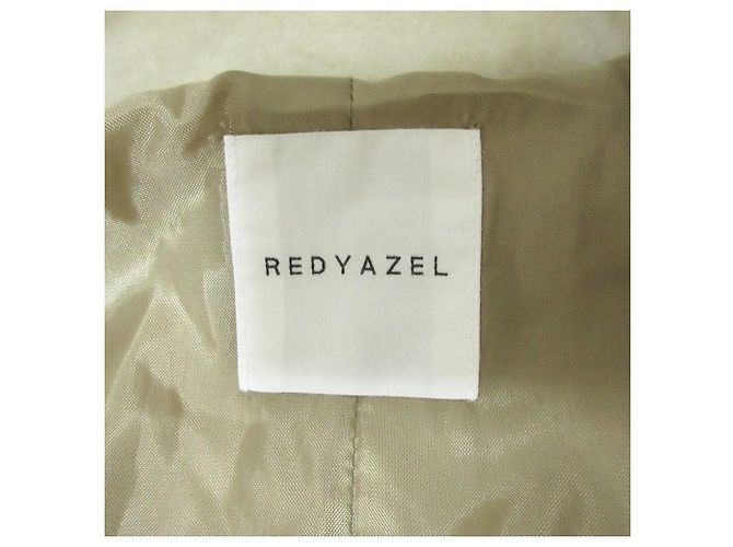 Autre Marque Abrigo REDYAZEL Back Pleats Mods Coat Beige - Ansicht 3
