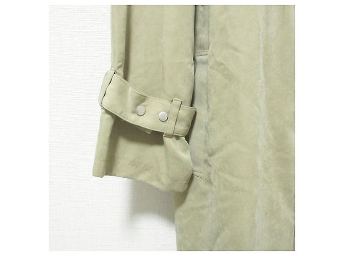 Autre Marque Abrigo REDYAZEL Back Pleats Mods Coat Beige - Ansicht 5