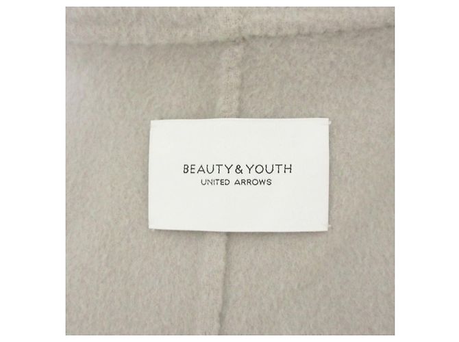 Autre Marque BEAUTY&YOUTH UNITED ARROWS Abrigo de longitud media con capucha Castaño Gris - vista 3