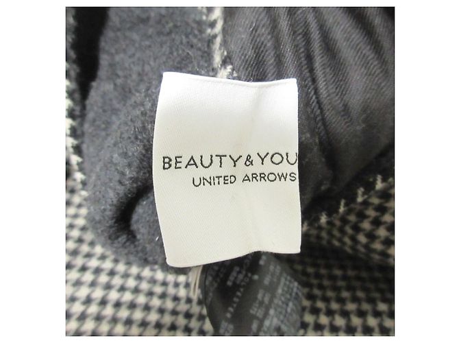 Autre Marque Abrigo reversible BEAUTY&YOUTH Castaño Gris antracita - vista 5