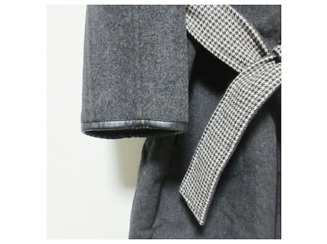 Autre Marque Abrigo reversible BEAUTY&YOUTH Castaño Gris antracita - vista 7