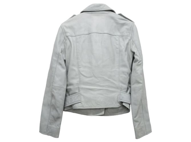 Autre Marque Chaqueta Biker de Cuero Balfern de All Saints Castaño - vista 2