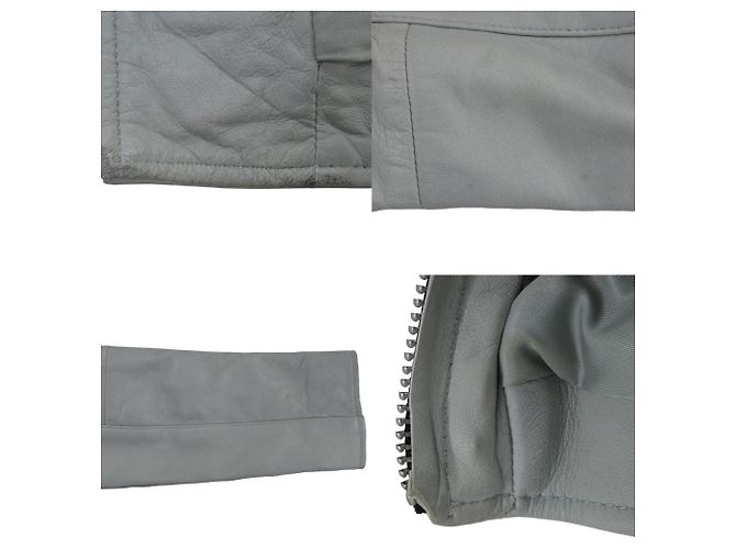 Autre Marque Chaqueta Biker de Cuero Balfern de All Saints Castaño - vista 8