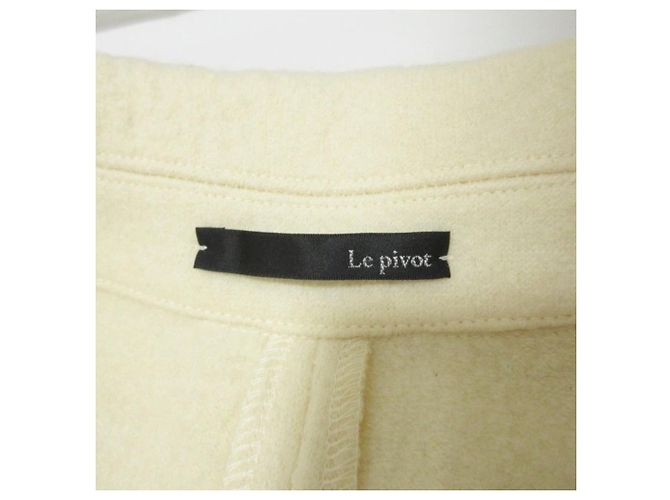 Autre Marque le pivot Long Coat Bianco - vista 3