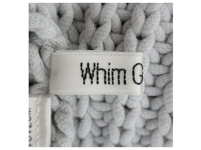 Autre Marque V-Ausschnitt Strickpullover Whim Gazette Braun Grau - Ansicht 3