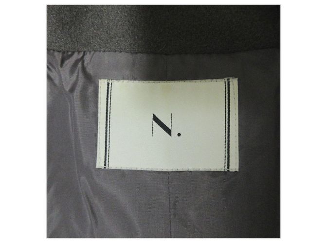 Autre Marque Abrigo de doble botonadura N. Natural Beauty Basic Castaño - vista 3