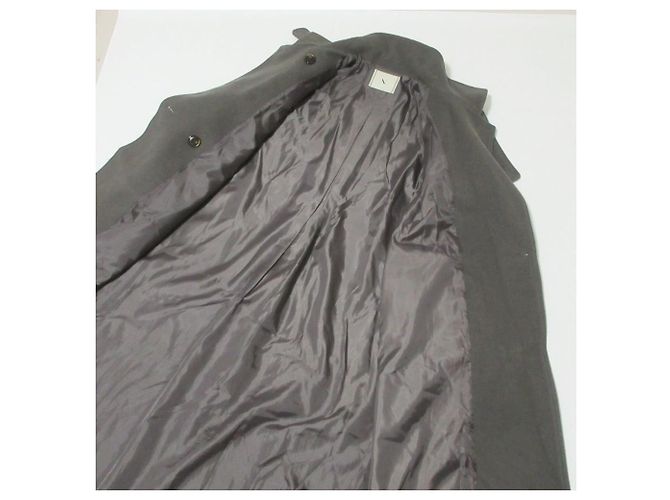 Autre Marque Abrigo de doble botonadura N. Natural Beauty Basic Castaño - vista 8