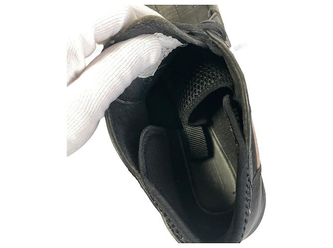 Visvim Chukka Boots Leather Boots Black White - view 9