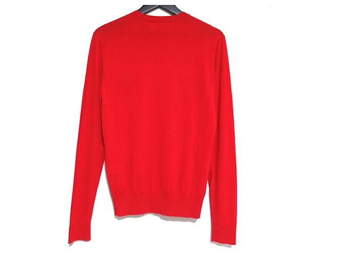 Autre Marque Dsquared2 DSQUARED2 Langarm-Strickpullover Rot - Ansicht 2