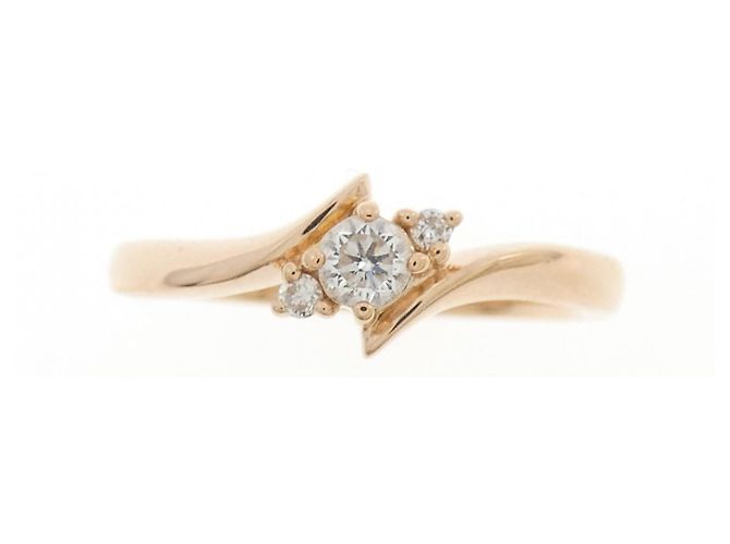 Autre Marque 4C Au750 Diamantring Pink - Ansicht 2