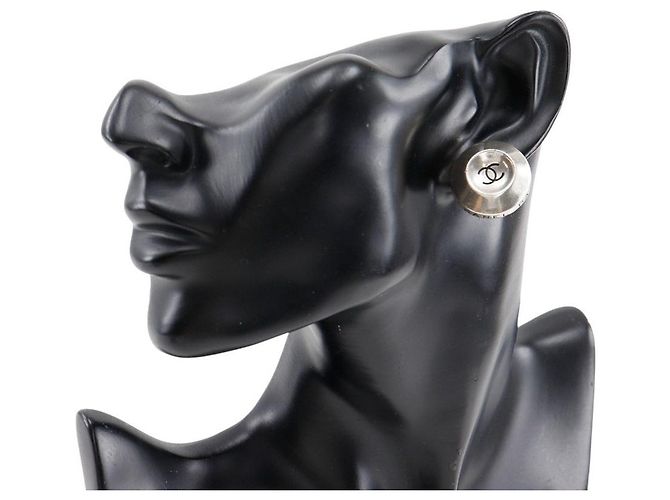 Pendientes Chanel Coco Mark Plata - vista 2