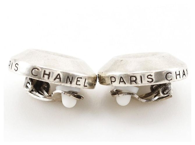 Pendientes Chanel Coco Mark Plata - vista 7