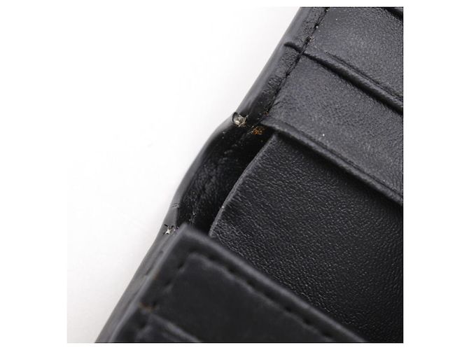 Cartera compacta Dior de piel de becerro Negro - vista 14