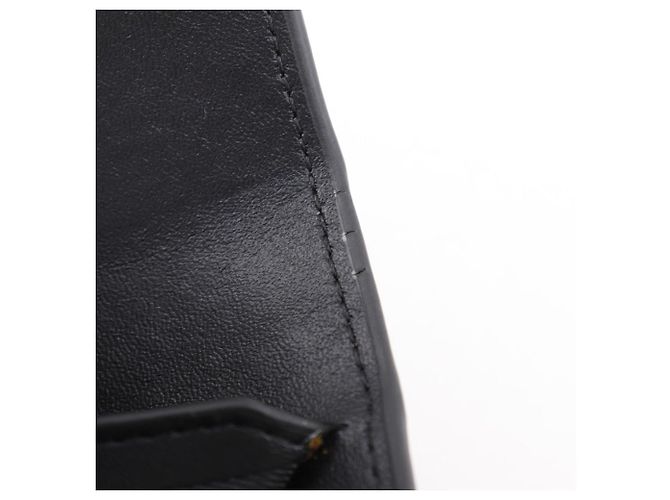 Cartera compacta Dior de piel de becerro Negro - vista 16