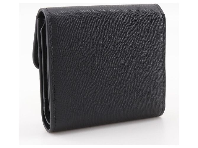 Cartera compacta Dior de piel de becerro Negro - vista 3