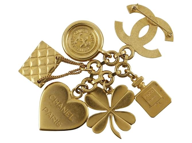 Spilla Icon Charm Chanel D'oro - vista 2