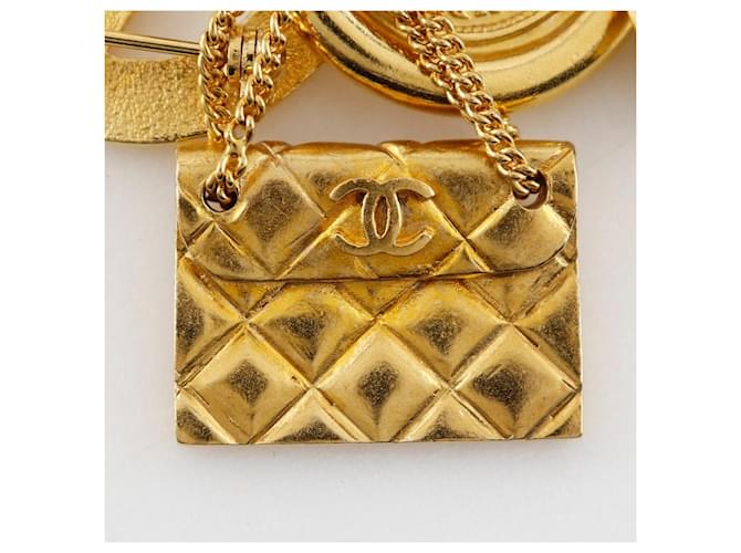 Spilla Icon Charm Chanel D'oro - vista 7