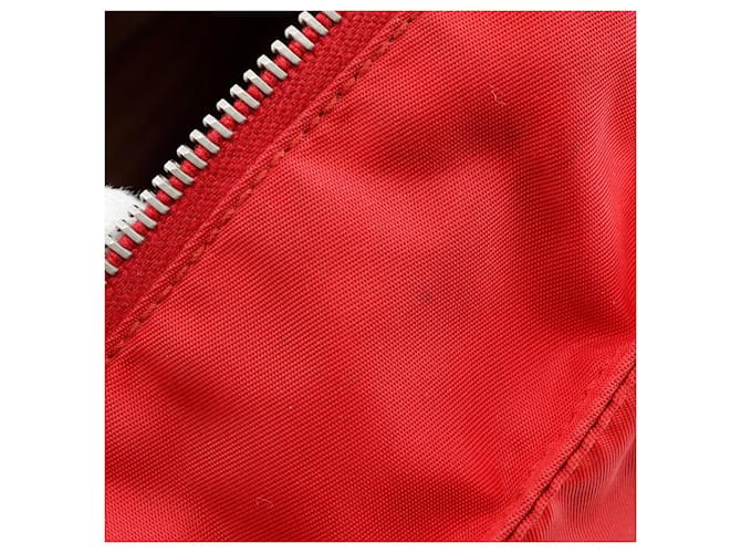 Borsa 2way in nylon Prada Rosso - vista 10
