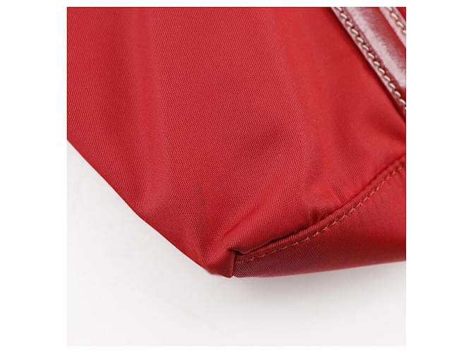 Borsa 2way in nylon Prada Rosso - vista 19
