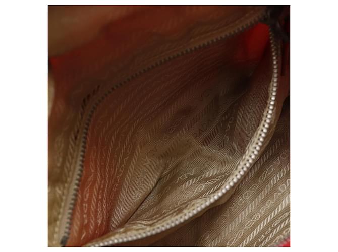 Borsa 2way in nylon Prada Rosso - vista 7