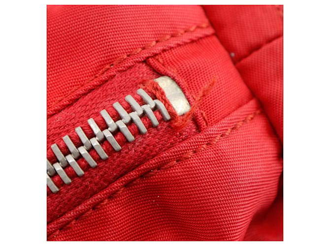Borsa 2way in nylon Prada Rosso - vista 9